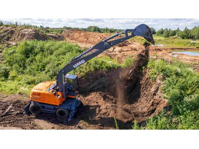 UMG представляет колесный экскаватор E200W нового поколения: +25% к продолжительности работы без дозаправки