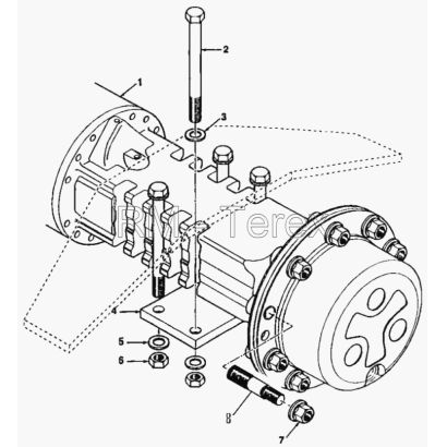 Запчасти для TLB-815. Трансмиссия.2 ВЕДУЩИХ КОЛЕСА