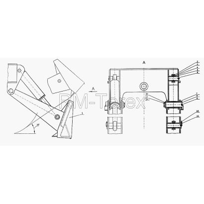 Установка отвала (13.20.62.000)