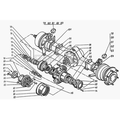 Мост приводной управляемый ЭО-3323.20.30.000
