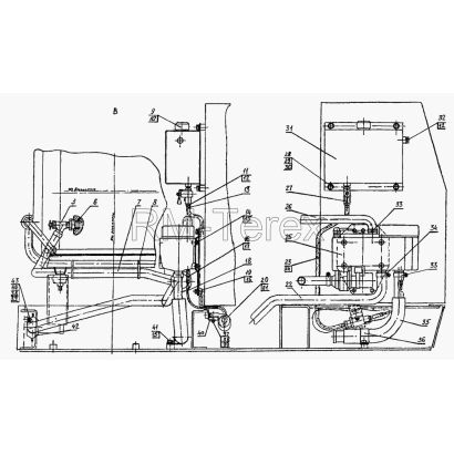 Установка подогревателя 314-02-87.60.000